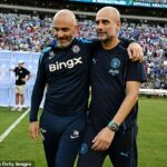 Pep Guardiola trvá na tom, že neprebehli „žiadne diskusie“ o budúcnosti podľa správ, Enzo Maresca je na užšom výbere Man City, aby sa stal ďalším manažérom