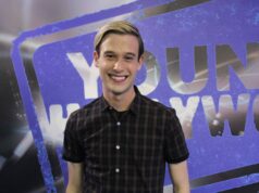 Perez Hilton reaguje po tom, čo hviezda Hollywood Medium Tyler Henry prirovnal svoju pamäť k zlatej rybke po operácii mozgu Tyler The Medium navštevuje Young Hollywood Studio (Zdroj obrázka: Getty)