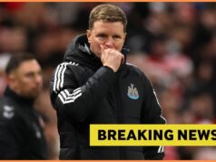 Postoj majiteľov Newcastlu k budúcnosti Howea po prehre v Sunderlande Eddie Howe z Newcastlu United sa na to pozerá