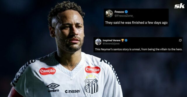 Útočník Santosu Neymar