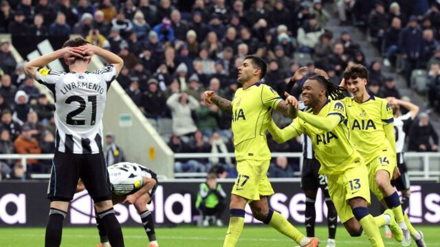 Premier League 2025-26: Romero skóroval dvakrát, keď Tottenham remizoval na ihrisku Newcastlu 2:2
