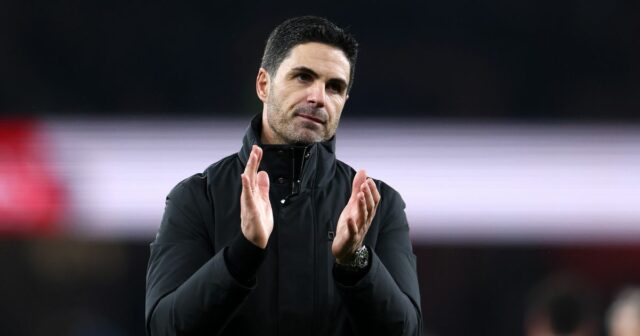 Tréner Arsenalu Mikel Arteta