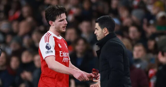 Prvé slová Declana Ricea od znepokojujúcej rany zranenia, ktorá prinútila Declan Rice a Mikel Arteta po tom, čo bol stredopoliar Arsenalu nútený odísť proti Brentfordu