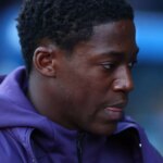 Kobbie Mainoo z Manchestru Utd počas zápasu Premier League medzi Crystal Palace a Manchestrom United