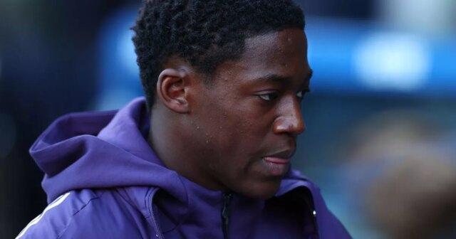 Kobbie Mainoo z Manchestru Utd počas zápasu Premier League medzi Crystal Palace a Manchestrom United