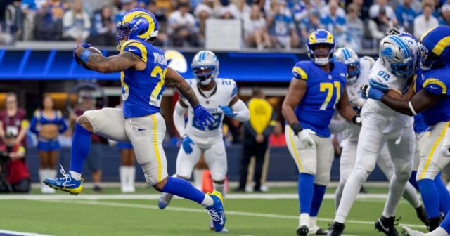 Rams zhromaždili, aby porazili Detroit Lions a zabezpečili si postup Rams zhromaždili, aby porazili Detroit Lions a zabezpečili si postup do play-off