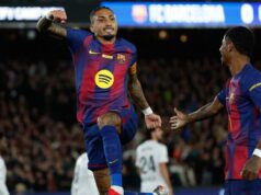 Raphinha posilnila Barcelonu k výhre 2:0 nad Osasunou a upevnila vedenie na čelo tabuľky La Ligy Raphinha posilnila Barcelonu k výhre 2:0 nad Osasunou a upevnila vedenie na čelo tabuľky La Ligy