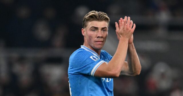 Reakcia Rasmusa Hojlunda na gólové sucho hovorí za všetko, keďže Rasmus Hojlund nebodoval za Neapol od októbra.