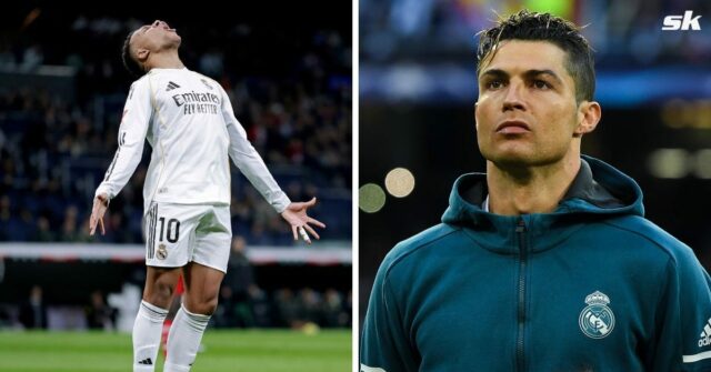 Real Madrid posiela správu na sociálne siete, keď Kylian Mbappe zápasí s Cristianom Ronaldom feat
