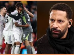 Rio Ferdinand robí veľkú predpoveď Senne Lammensa Senne Lammens oslavuje víťazstvo Manchestru United nad Newcastlom