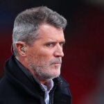 Pundit Roy Keane počas zápasu B2 skupiny B2 Ligy národov UEFA 2024/25 medzi Anglickom a Gréckom na štadióne Wembley 10. októbra 2024 v Londýne v Anglicku.