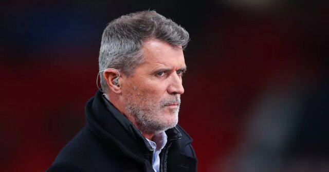 Pundit Roy Keane počas zápasu B2 skupiny B2 Ligy národov UEFA 2024/25 medzi Anglickom a Gréckom na štadióne Wembley 10. októbra 2024 v Londýne v Anglicku. 