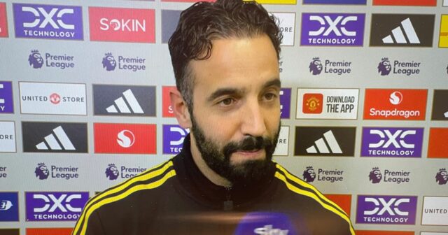 Ruben Amorim bol hviezdou Sky Sports obvinený z toho, že Ruben Amorim