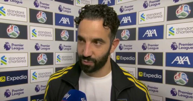 Ruben Amorim na tlačovej konferencii