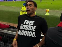 Ruben Amorim reaguje na brata Kobbie Mainoo po proteste na tričku na Old Trafford Vzťah Rubena Amorima s Kobbie Mainoo bol v centre pozornosti (Martin Rickett/PA) (Archív PA)