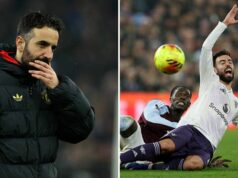 Ruben Amorim sa obáva o zranení Bruna Fernandesa vs Aston Villa Ruben Amorim sa obáva o zranení Bruna Fernandesa vs Aston Villa