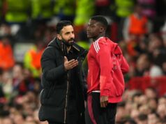 Ruben Amorim trvá na tom, že Kobbie Mainoo je „budúcnosťou Manchestru United“ napriek obmedzenej úlohe Mainoo bol túto sezónu v nemilosti (PA Wire)