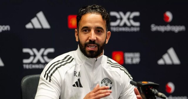 Ruben Amorim na tlačovej konferencii