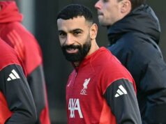 Salah hral na lavičke Liverpoolu v zápase Premier League proti Brightonu Salah hral na lavičke Liverpoolu v zápase Premier League proti Brightonu