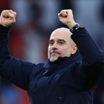 Šéf Man City Guardiola oslavuje „veľmi veľké tri body proti Forestovi, keď žartuje, že Lijnders vzal svoju prácu