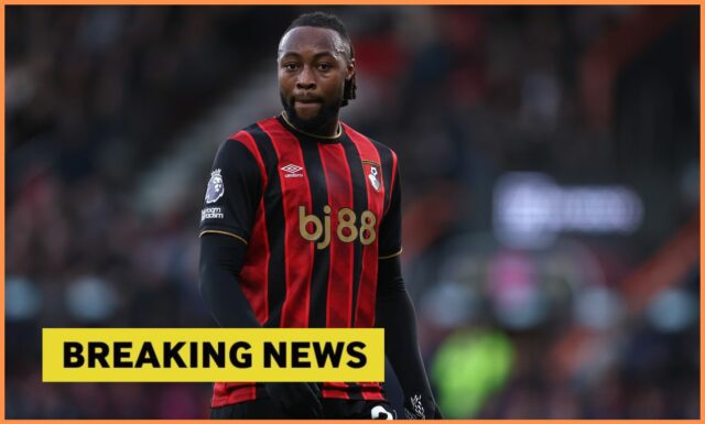 Antoine Semenyo v akcii za AFC Bournemouth