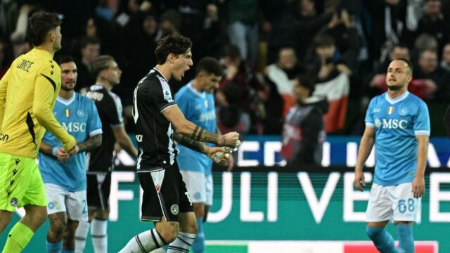 Serie A 2025-26: Neapol prehral 1:0 proti Udinese, premárnil šancu Serie A 2025-26: Neapol prehral 1:0 proti Udinese, premárnil šancu dostať sa na vrchol