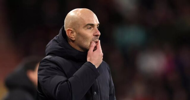 Enzo Maresca počas zápasu Premier League medzi Bournemouthom a Chelsea na Vitality Stadium. 