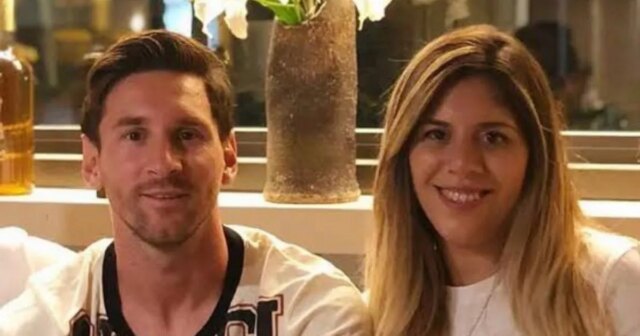 Lionel Messi so sestrou Mariou Sol