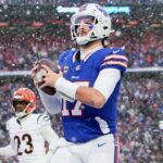 Správy NFL: Bills stúpol z 10 bodov nadol, aby porazil Bengals v zasneženom thrilleri