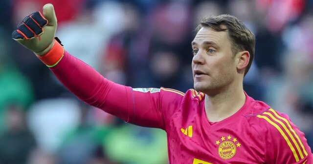 Manuel Neuer v akcii za Bayern Mníchov