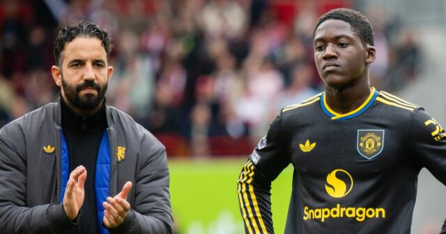 Správy z Man Utd: Kobbie Mainoo sa „rozbúril s Rubenom Kobbie Mainoo z Manchestru United prichádza pred zápasom Premier League medzi Manchestrom United a Burnley na Old Trafford