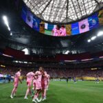 Futbalisti oslavujú na štadióne Atlanty