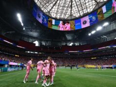 Štadión v Atlante: Všetko, čo potrebujete vedieť o dejisku MS 2026 Futbalisti oslavujú na štadióne Atlanty