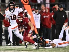 Štát Washington demontuje štát Utah v slávnej miske na zemiaky v štáte Idaho Futbal NCAA: Štát Oregon v štáte Washington