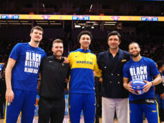 Steph Curry má jednoslovné posolstvo pre bojovníkov Breakout Guard Pat Spencer logo pochodového šialenstva