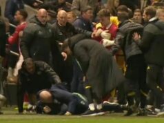 Súboj Bristol City a Millwall končí masívnou bitkou medzi hráčmi a trénermi Alex Neil - Jason Knight