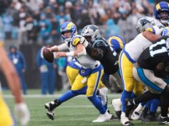 Súhrn NFL: Panthers zablokovali Matthewa Stafforda, ukončili sériu Rams NFL: Los Angeles Rams v Carolina Panthers