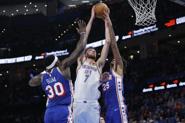 NBA: Philadelphia 76ers v Oklahoma City Thunder
