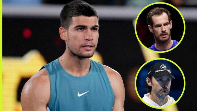 Tím Carlosa Alcaraza chcel, aby Andy Murray prevzal miesto po Juanovi Carlosovi Ferrerovi, ale Novak Djokovič ich porazil.
