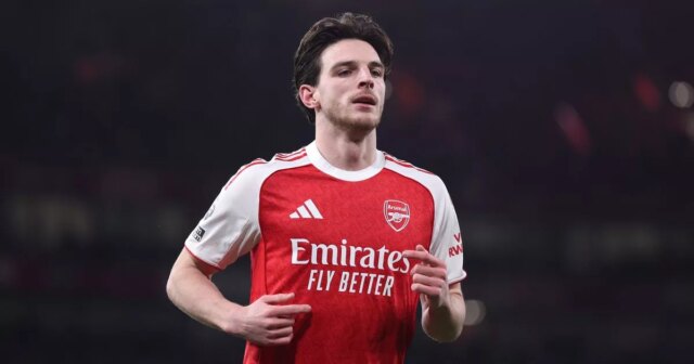 To, čo urobil Declan Rice Gabrielovi, hovorí za veľa aj Declan Rice z Arsenalu počas zápasu Premier League proti Wolves