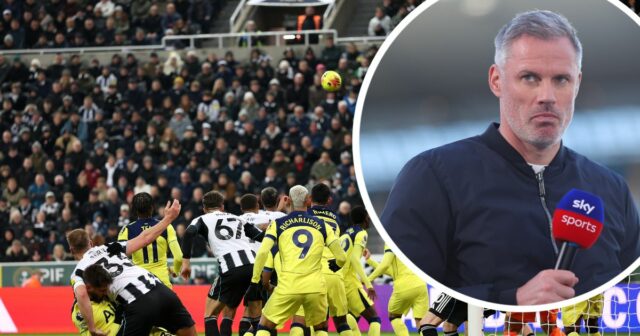 Tottenham dostal verdikt VAR, keď sa Jamie Carragher a Rio Faul Newcastle United proti Tottenhamu Hotspur + Jamie Carragher