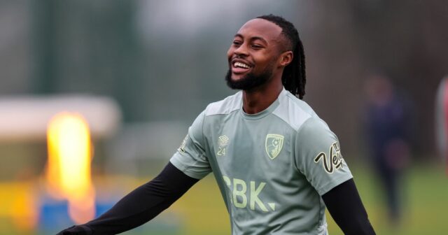 Antoine Semenyo počas tréningu