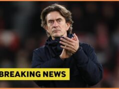 Tottenham rozhoduje o budúcnosti Thomasa Franka Thomas Frank reaguje počas zápasu Tottenham vs Fulham