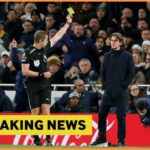 Thomas Frank reaguje počas zápasu Tottenham vs Fulham