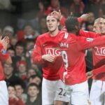 Louis Saha sa rozcvičuje v Manchestri United