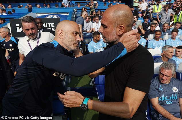 Tréner Chelsea Enzo Maresca je „vysoko na zozname náhradníkov v Enzo Maresca je považovaný za preferovaného kandidáta na prevzatie Pepa Guardiolu v Manchestri City