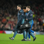 Stredopoliar Bournemouthu Tyler Adams utrpel zranenie MCL proti Manchestru United. (Foto Peter Powell / AFP cez Getty Images)