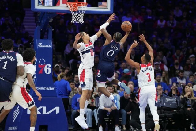 Tyrese Maxey dosiahol skóre 35, keď 76-ročný prešiel okolo Wizards NBA: Washington Wizards vo Philadelphii 76ers