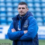 Manažér správcu Kilmarnocku Kris Doolan pripravuje svojich hráčov na zápas proti Falkirku