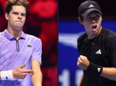 Ukážka Learner Tien vs Alexander Blockx, vzájomný súboj, predikcia, kurzy a tipy na stávkovanie Tien na finále Next Gen ATP uvádza PIF - Deň 3 - Zdroj: Getty